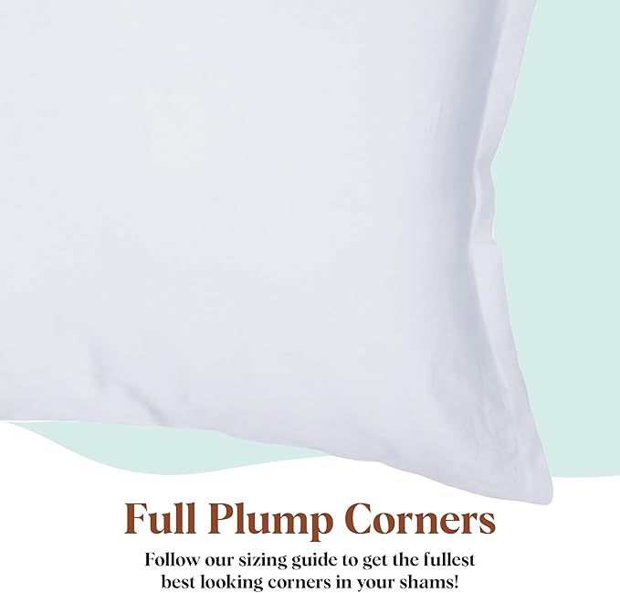 Pillowflex Synthetic Down Pillow Insert 14x48 in - Karate Chop Pillow | Large Rectangle Sham Form, Plush Polyester Cotton Blend, Cloud-Like Comfort, Clump-Resistant Fill, Smooth Elegant Finish