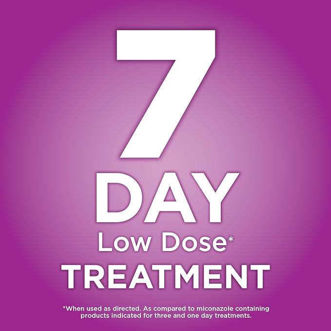 Amazon Basic Care Miconazole 7, Miconazole Nitrate Vaginal Antifungal Cream 2 Percent, 7-Day Yeast Infection Treatment for Women, Relieves Itching and Irritation, 1.59 ounce