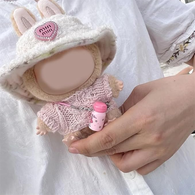2 Sets for Labubu Clothes/for Labubu Outfits,Clothes Set for 17cm Lububu Doll,Clothing for LA BUBU, Stylish Adorable Accessories (No Doll) (No doll-YZZS2-2 Sets)