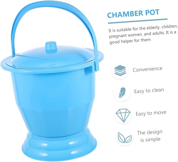 Portable Urinal Pot for Boys Boy Girl Potty Training Toilet Travel Potty Spittoon Lid Handle