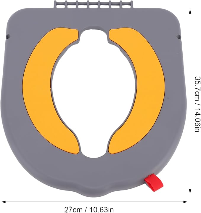 KIMISS Toddler Potty Ergonomic Slip Strong Suction Cup Fixation Portable Kids Toilet for Home Travel Ddler Travel Potty S Ergonomic Providing Curved Design Sitting Comfortable The