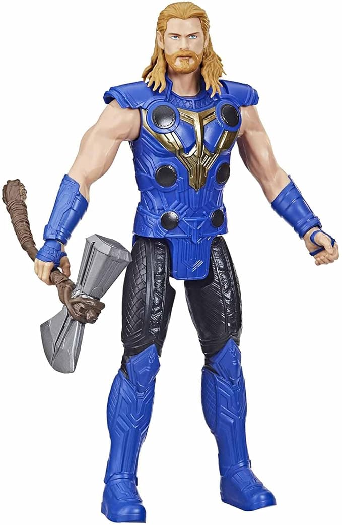 Marvel Avengers Titan Hero Series Thor Toy, 12-Inch-Scale Thor: Love and Thunder Action Figure with Accessory, Toys for Kids Ages 4 and Up