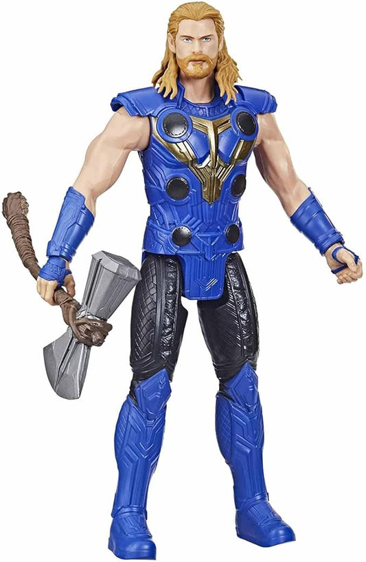 Marvel Avengers Titan Hero Series Thor Toy, 12-Inch-Scale Thor: Love and Thunder Action Figure with Accessory, Toys for Kids Ages 4 and Up