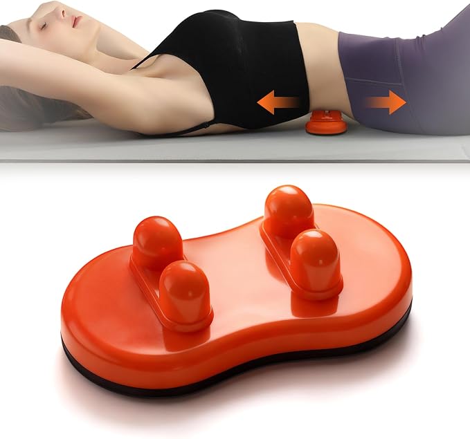 Manual Back Massager, Trigger Point Tool for Back Stretching | 4 Bumps Penetrate Deep Tissue，Prevent Muscle Stiffness，Improve Posture，Full Body Massage，lightweight 3.9 oz，portable