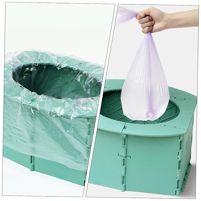 BESPORTBLE Portable Foldable Toilet Travel Potty Trainer Lightweight Car Seat for Outdoor Indoor Use with Bright Color for Easy Potty Training