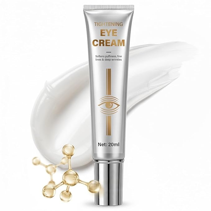 RQUXMT Eye Tightener Cream, Instant Eye Tightener for Puffy Eyes and Dark Circles, Temporary Eye Tightener to Smooth Under Eye Bags, Fine Lines and Wrinkles, Firming & Lifting Eye Gel