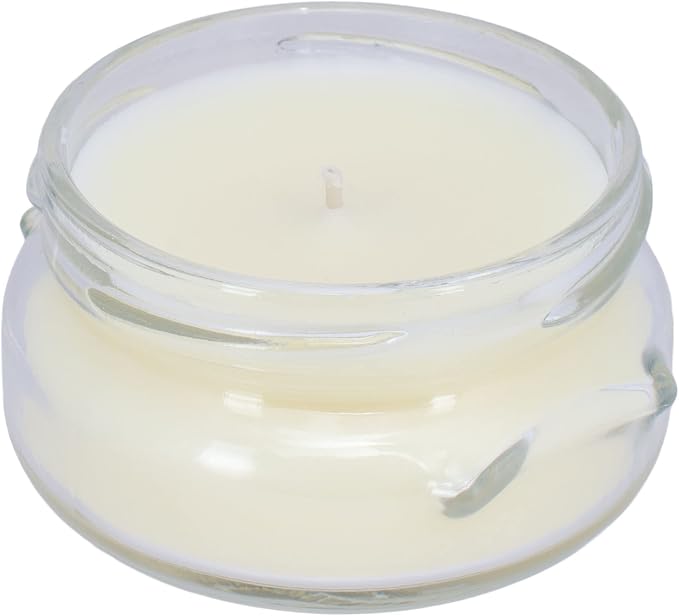 Tyler Creamy White 3.4 Ounce Glass Aromatherapy Scented Jar Candle Pack of 4, Platinum