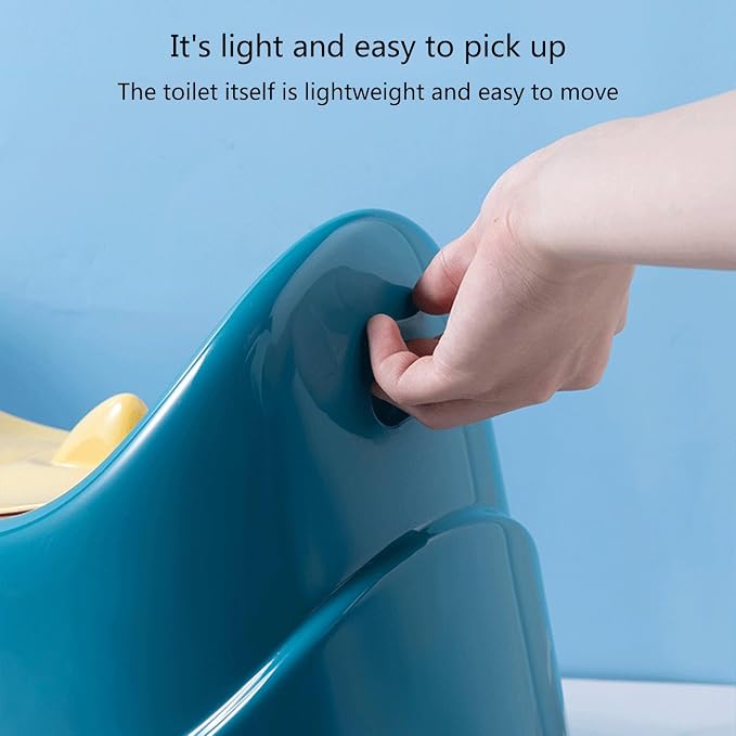 Portable Potty with Split Design & Lid for Toddler Travel Training Toilet Seat Chair for Gilrs Chair with Lid & Removable Container for Girls Seat for Toilet Nonslip