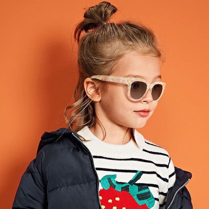 KENBO Kids Sunglasses for Girls UV Protection Toddler Sunglasses