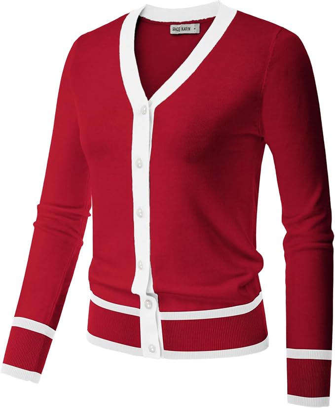 GRACE KARIN Cardigan Sweaters for Women Lightweight Long Sleeve Cropped Cardigan Summer Fall Fashion Clothing Outfits Shrug