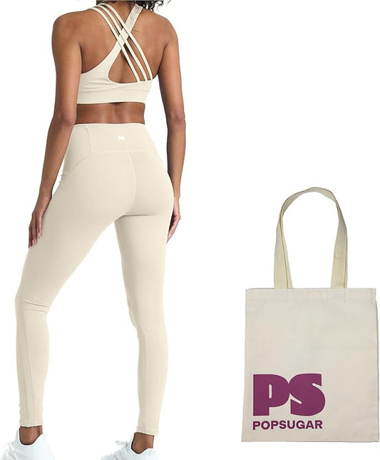 2 Piece Workout Sets for women, High Waist Leggings and Sports Bra Yoga Set Matching Gym Pilates Running Work Outfit