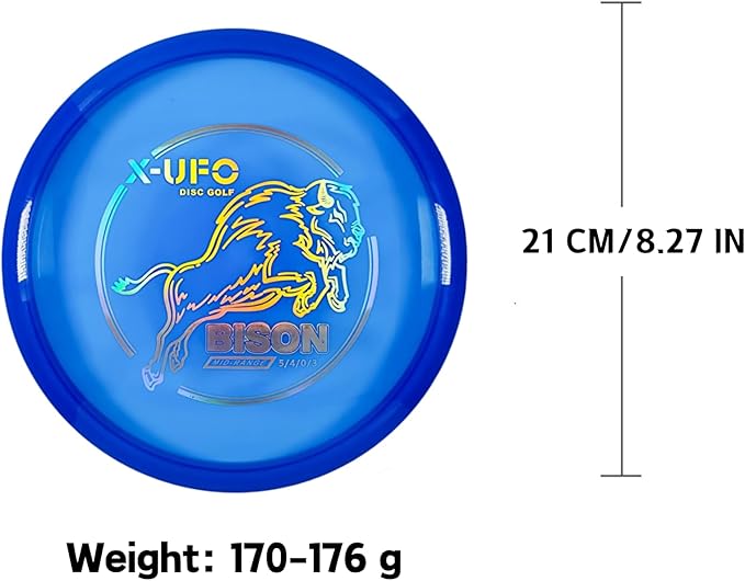 X-UFO Disc Golf Set - Disc Golf Starter Set, Includes 1 Putter, 1 Driver, and 1 midrange disc, Weighing 170-178 Grams. Suitable for Beginners and Professional disc Golf tournaments