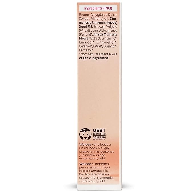 Weleda Stretch Mark Pregnancy Massage Oil, 3.4 Fluid Ounce, Plant Rich Oil with Vitamin E, Sweet Almond, Jojoba and Arnica Oils