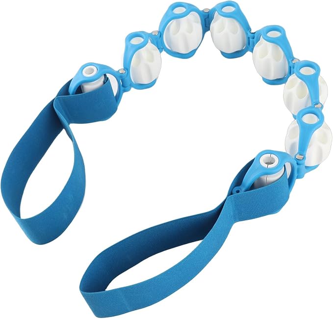 Luqeeg Back Massage Roller Rope, Multi Functional Elastic Pull Strap Massage Tool, Lymphatic Drainage Anti Cellulite Massage Belt, Manual Muscle Roller for Office Workers