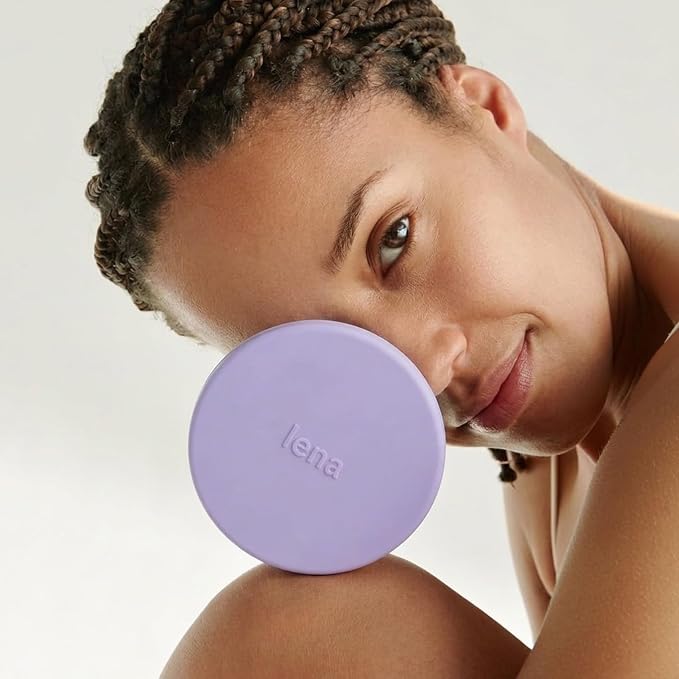 Lena Cleaning Container for Menstrual Cups – Light Purple – Reusable Silicone Cup for Easy Cleaning and Storage | Compact, Microwave-Safe, Travel-Friendly Design for Period Cup & Disc Care