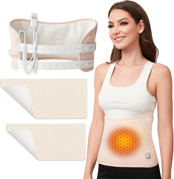 Heated Castor Oil Pack Wrap | Residual Warmth, Overnight Use