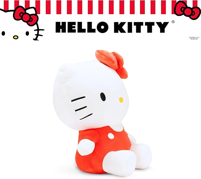 Hello Kitty Bedding Weighted Cuddle Pillow – 3lb Soft Plush & Cozy Sanrio Pillow for Comfort, (Officially Licensed Product) By Franco Calm