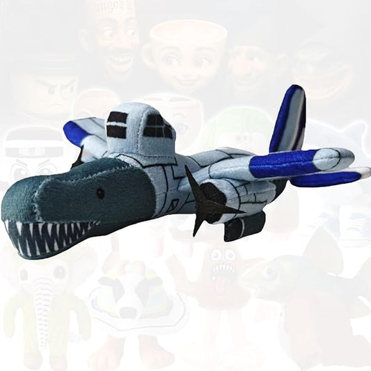 Italian Brainrot Plush,Bombardiro Crocodilo Plushies,Soft Cute Stuffed Animals Inspired Plush Toy Stocking Stuffers for Kids and Adults(1PC)