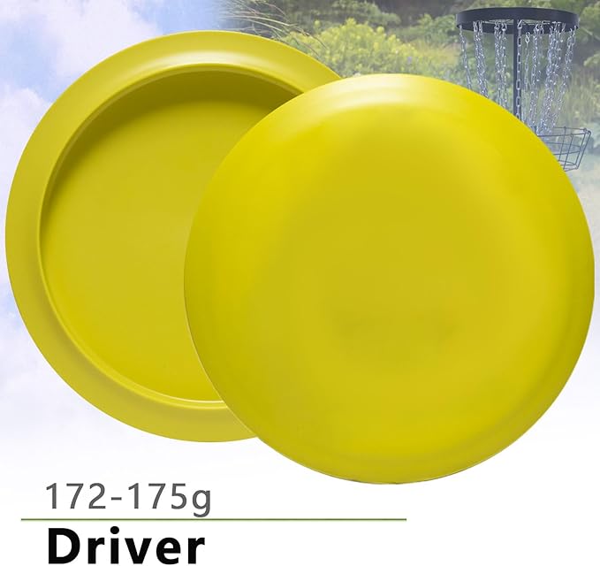 GOOSO Disc Golf Driver | Flying Golf Discs Set of 6 for Beginners – DIY Your Discs