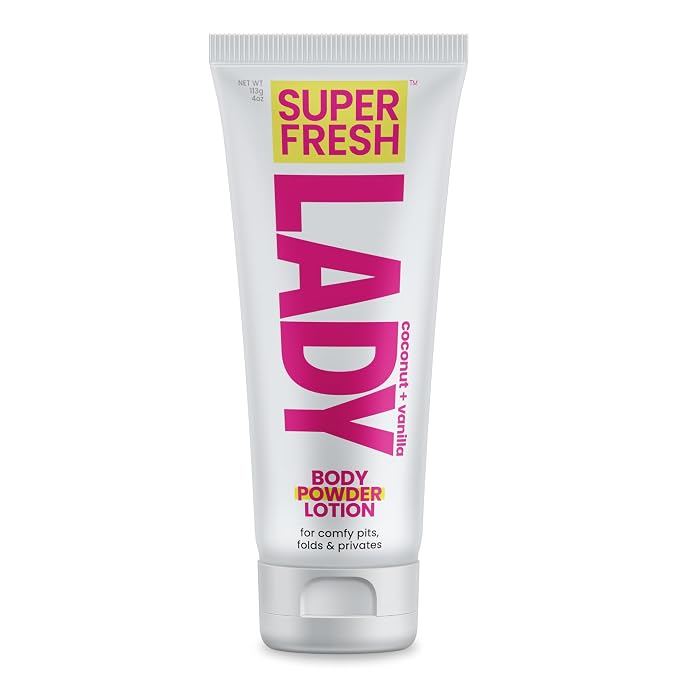 Lady Parts Whole Body Deodorant Lotion For Women | POWDER LOTION for Privates & Body to Stop Odor & Friction | Aluminum Free | CocoVanilla Scent | 4oz