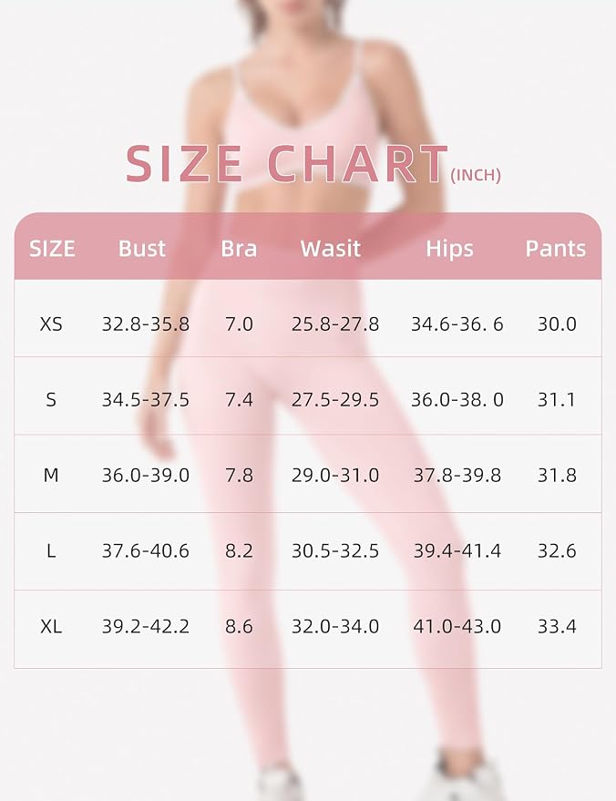 Workout Sets for Women 2 Piece Seamless Color Block Sports Bra Padded Scrunch Butt Lifting Leggings Matching Outfit