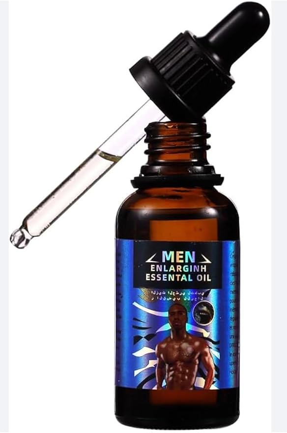 Men Massage Oil for Sex,Male Enlargement Oil, Increase Bigger,Men Energy for Care Delay Performance Boost Strength (Blue Massage Essential Oil) 1 Pack 20 Gram Male Enlarger Oil