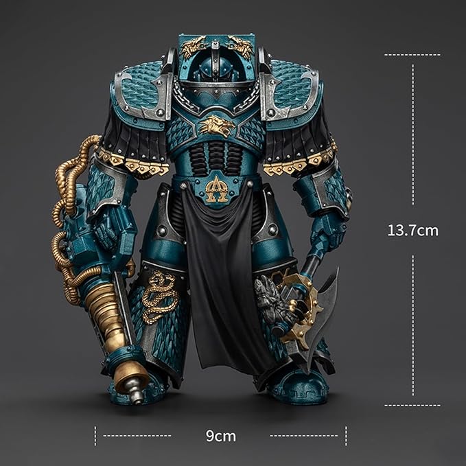 JOYTOY Warhammer 40K The Horus Heresy 1/18 Action Figure-Alpha Legion Lernaean Terminator with Conversion Beam Cannon-Collection Model Birthday Gifts