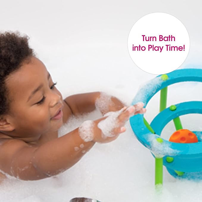 Edushape Sensory Hoops Bathtub Basketball Hoop for Kids - Basketball Bath Game Set for Babies, Toddlers - Baby Basketball Hoop for Toddlers 1-3