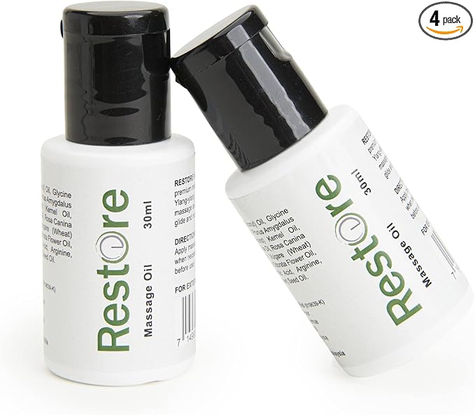 Buy 3 Get 1 Free - Restore My Foreskin Premium Massage Oil Contains Coconut Oil Infused with Herbs and Oils to Help Soften and Extend Skin for Foreskin Restoration. (DD-RMO30-BX3)
