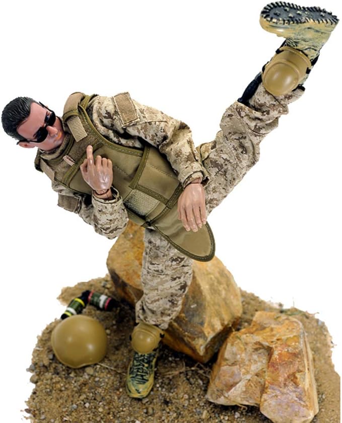 12 Inch Action Figures Military Set, 1/6 Scale Action Figures Set with Weapons and Accessories