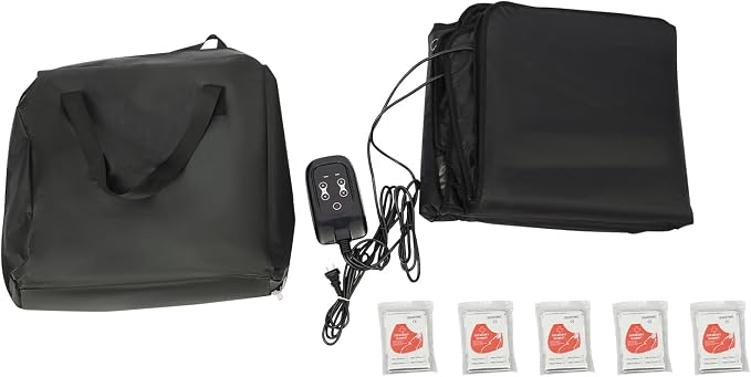 70.87 x 31.5In Portable Sauna Blanket 500W Far Infrared Sauna Blanket Foldable Sleep Bag at Home with Controller Adjustable Timer Carrying Bag for Detox Relaxation Weight Management