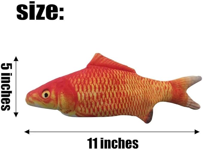 Electric Moving Fish Interactive Plush Toys