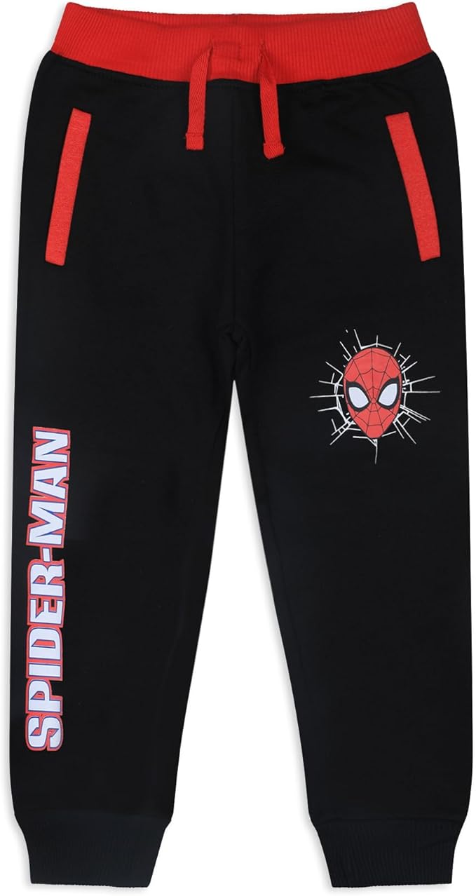 Marvel Spider-Man Boys 2 Pack Pants for Toddlers and Big Kids