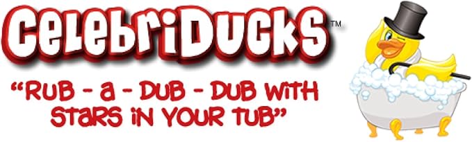 CelebriDucks - Bill-y Honka - Win The Golden Cricket - Floating Rubber Ducks - Collectible Bath Toy Gift for Kids & Adults of All Ages