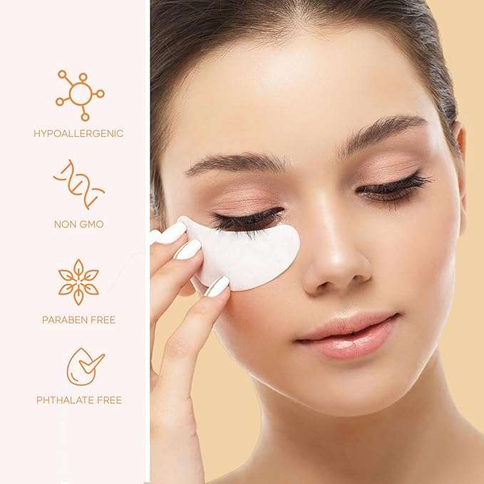 Vitamin C & Collagen Under Eye Patches - Dermatologist Tested - Brightens Dark Circles, Tightens Under Eye Area, Anti-Aging - Natural Ingredients Korean Skin Care - All Skin Types - 5 Pairs