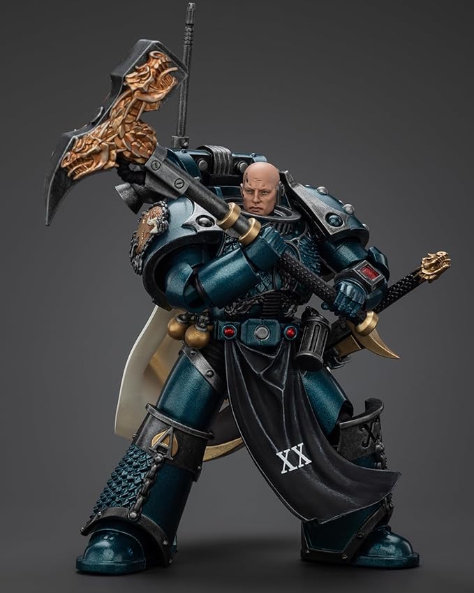 JoyToy 40K Genuine License 1:18 Action Figure, Alpha Legion Harrowmaster Armillus Dynat, 4.96 inch Collectible Action Figures Sets