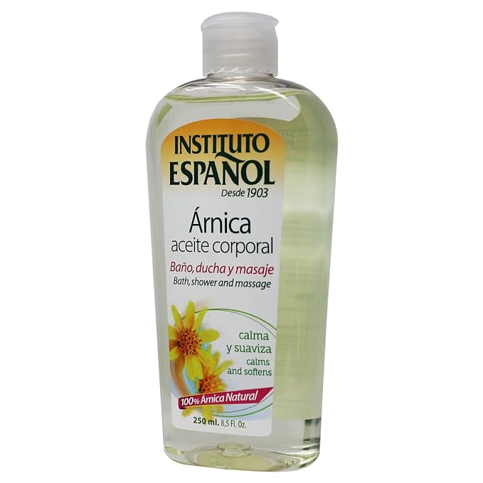 Instituto Espaol Arnica Oil, Body Oil for Intensive Nourishment, Fresh Fragrance, 8.5 Fl Oz, Bottle