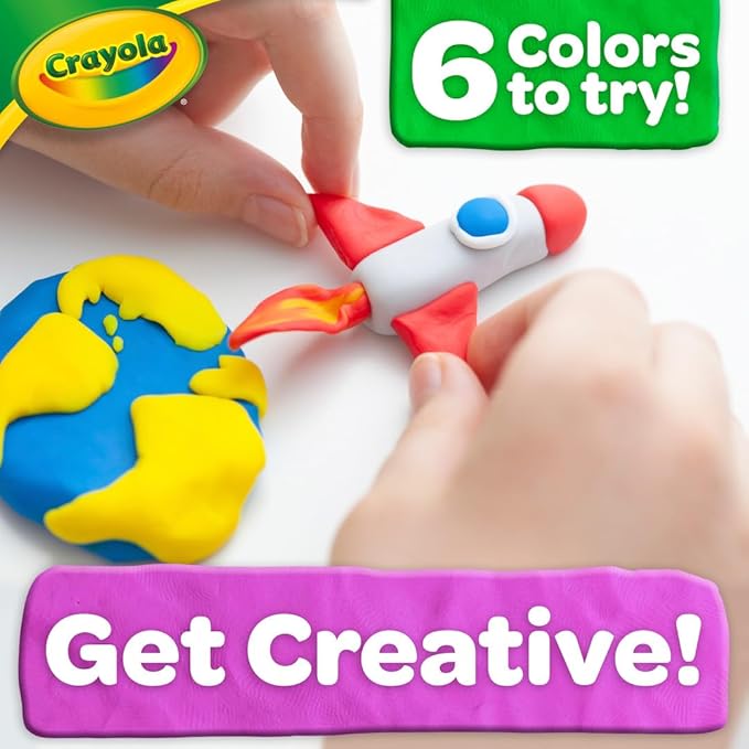 Crayola Modeling Dough, Blue, Bulk Classroom & Art Supplies For Kids, 3lb, Resealable Bucket