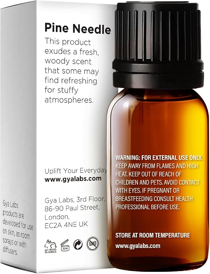 100% Pure Pine Essential Oil - 0.34 Fl Oz - Pine Oil for Hair, Skin, Diffuser, Aromatherapy & DIY Candle Making Scent