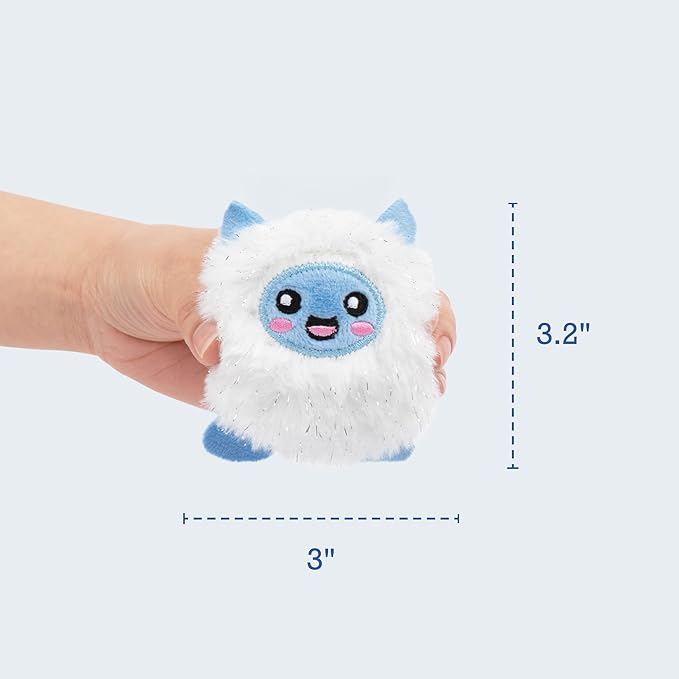 WHAT DO YOU MEME? Emotional Support Yetis by Relatable, Cuddly Stuffed Animals, Plushies, and Cute Stuff, Great Gift Ideas for Loved Ones of All Ages, Includes 5 Plushies with Carrying Basket