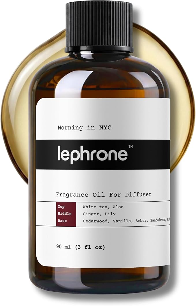 Essential Oil for Waterless Diffusers, Premium Aroma Oil for Home Scenting, Fragrance Oils for Cold Air and Ultrasonic, Pure, Hotel Luxury, Aromatherapy 3 fl oz (Morning in NYC)