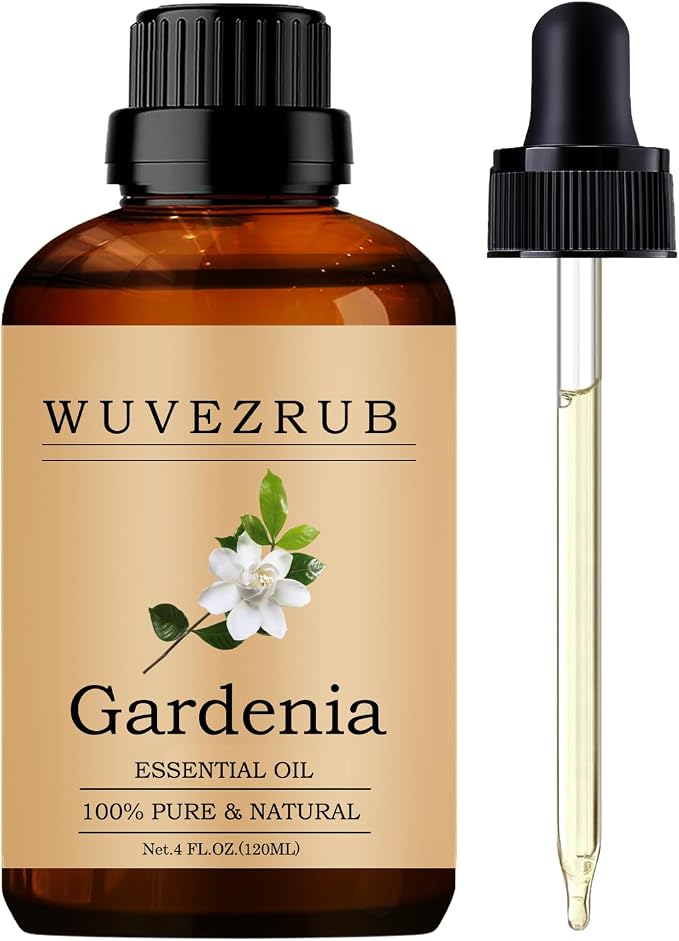 Gardenia Essential Oils, 120ML Pure and Natural Essential Oil for Aromatherapy Diffuser - Gardenia /4 Fl Oz