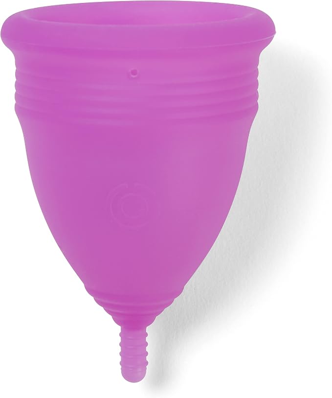 OVIO Menstrual Cup - Reusable Soft and Flexible 100% Medical Grade Silicone Cup with Travel Pouch - Leak Free and Reliable with Size Replacement Guarantee