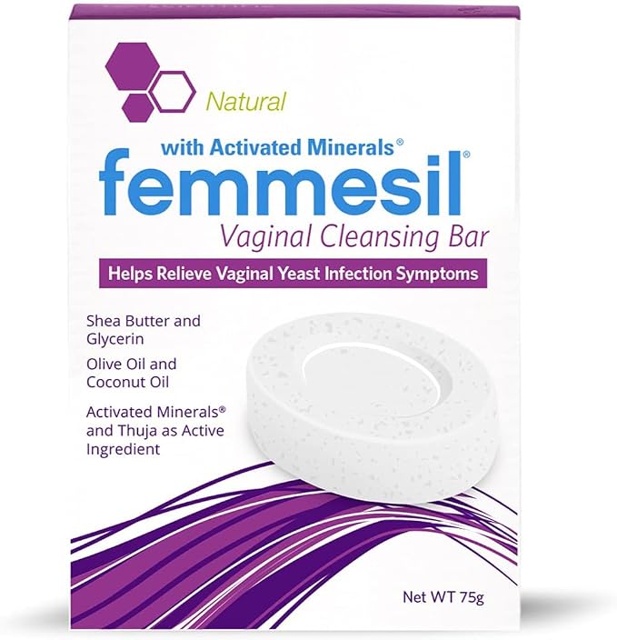 Aidance Femmesil Feminine Care Antifungal Treatment 2-Product Kit: Vaginal Antifungal Cream + Daily Vaginal Antifungal Soap Bar, Dermatalogist Tested (1.7 oz + 75gm bar)