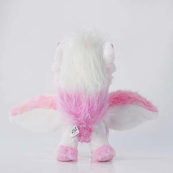 Wizarding Forest Fairy Plush Doll Series, 9 inch Fantasy Collectible Plush Toy with Wings and Tail, Soft Stuffed Animal for Kids, Girls, and Collectors - Peachy Glow