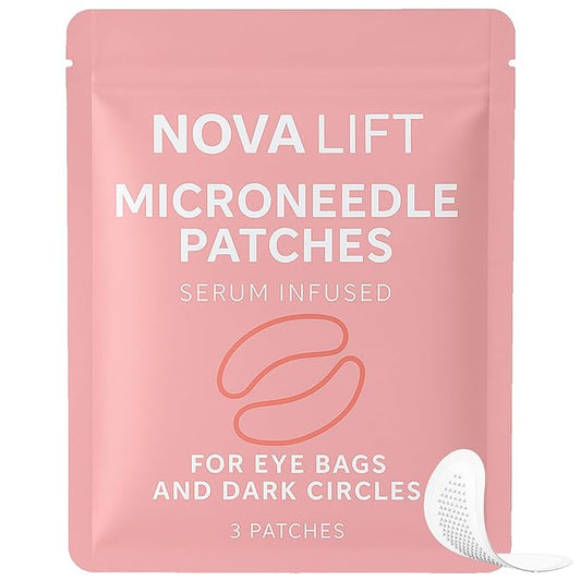 Micro Eye Patches, Deeply Hydrating Anti-Wrinkle Patches, Contains Hyaluronic Acid and Collagen for Dark Circles, Smooth Application Forehead & Smile Line Patches for Women (1)