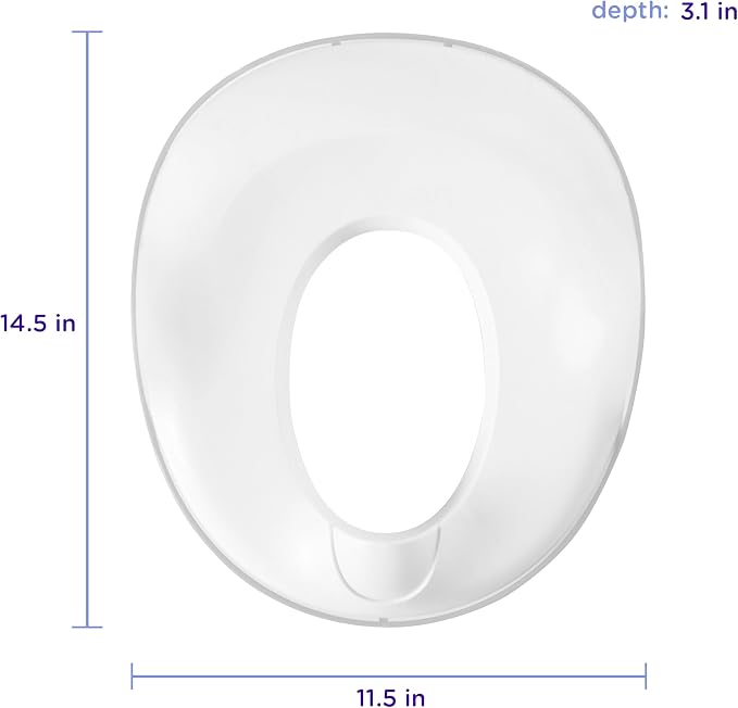 Ubbi Adjustable Toilet Trainer for Toddlers in Potty Training with Built-in Handles and Bonus Potty Hook for Easy Storage, Gray (Pack of 2)