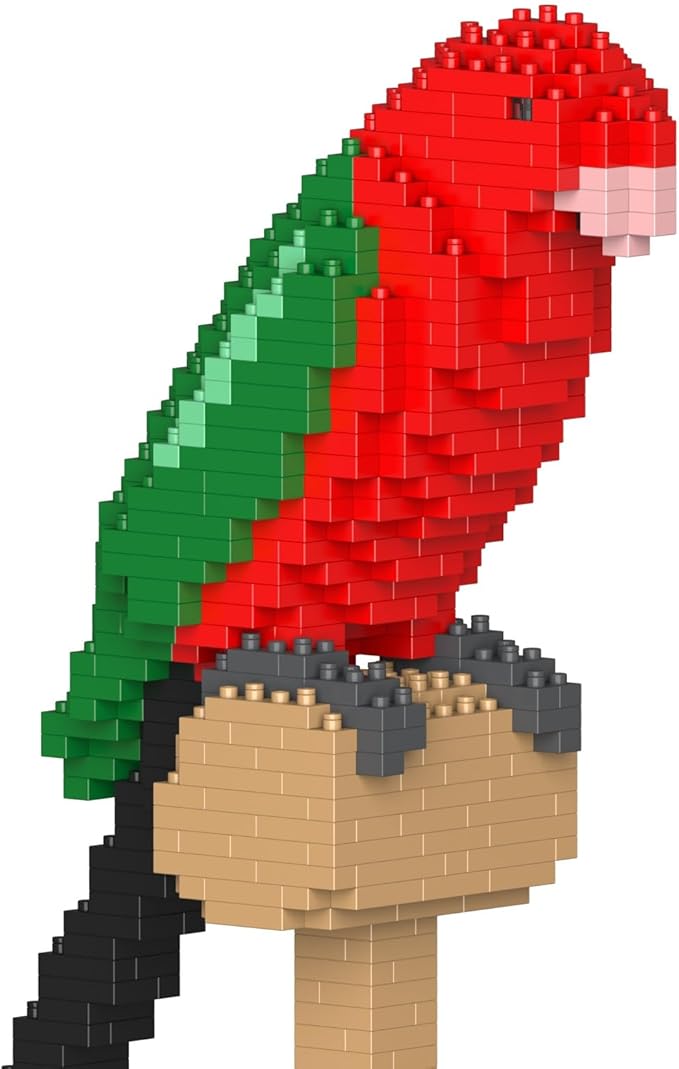 JEKCA King Parrot 01S | Parrot Plastic Building Blocks | Age 14+