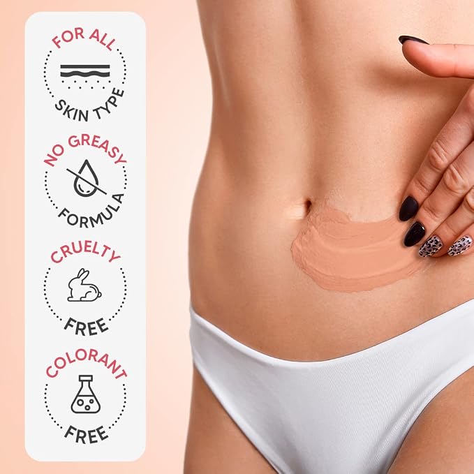 Cicatrissim Targeted Stretch Mark Cream for White and Established Striae - Softens Stretch Marks, Evens Skin Tone, and Supports Firmer Skin - All Skin Types - 5.3 oz