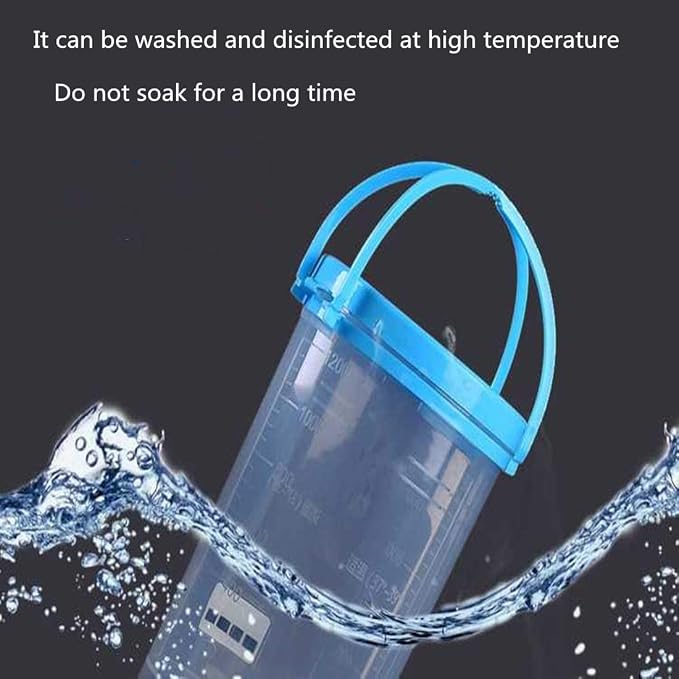 Reusable Enema Kit, MTSXDYT Complete Home Colonic Irrigation Kit, 1200ml Coffee Enema Bucket Kit - Suitable for Coffee, Water Therapy - Includes 10 Pack 10cm Replacement Nozzles
